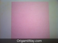 Origami Box Instructions Step 1