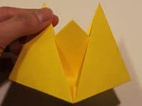 Origami Chomper Step 13-1