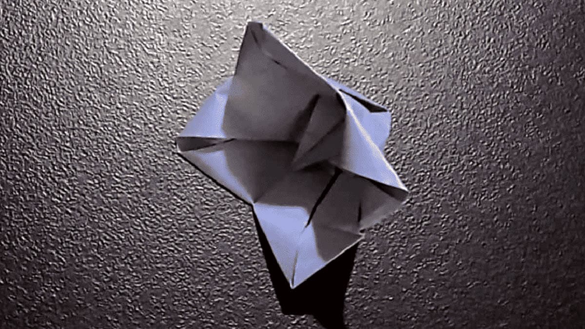 Origami Bell Flower Instructions