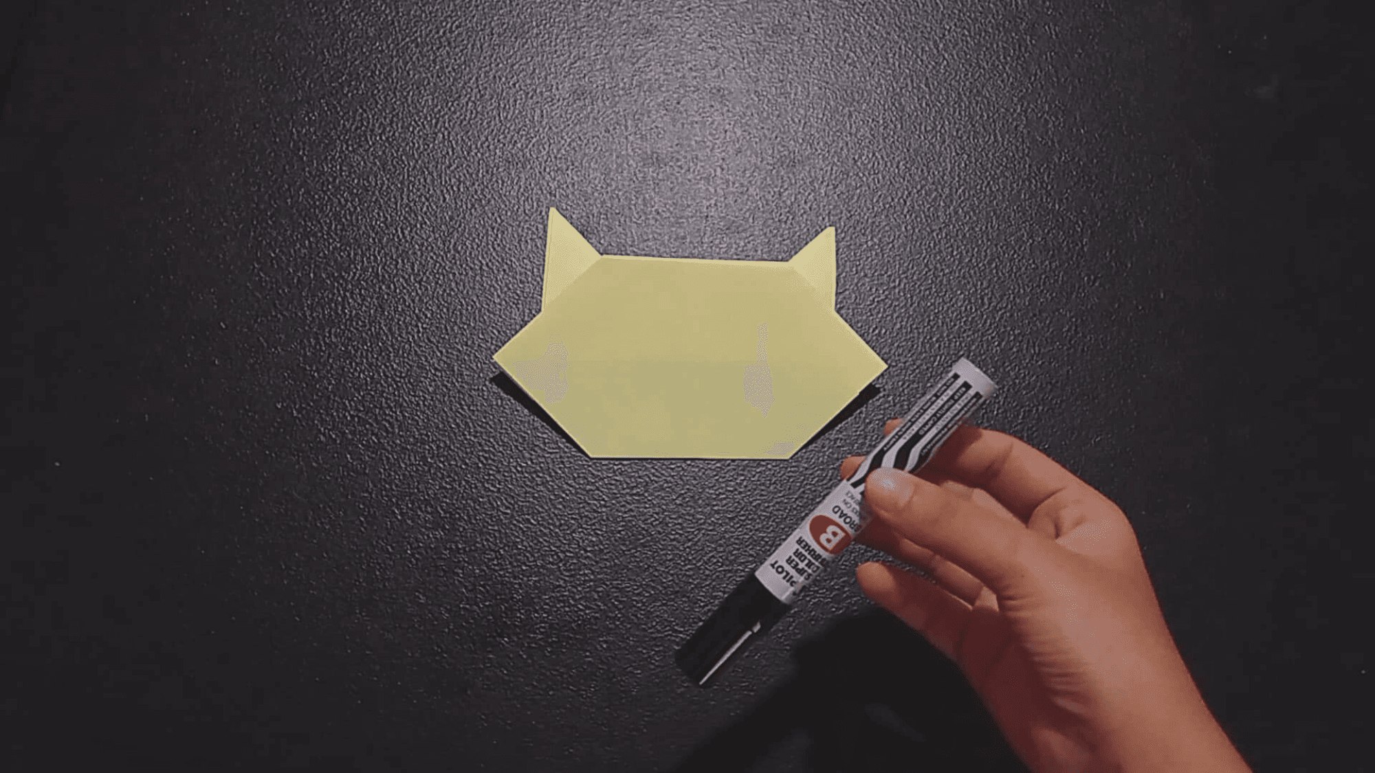 origami cat face instructions step 10.1