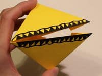 Origami Chomper Step 16