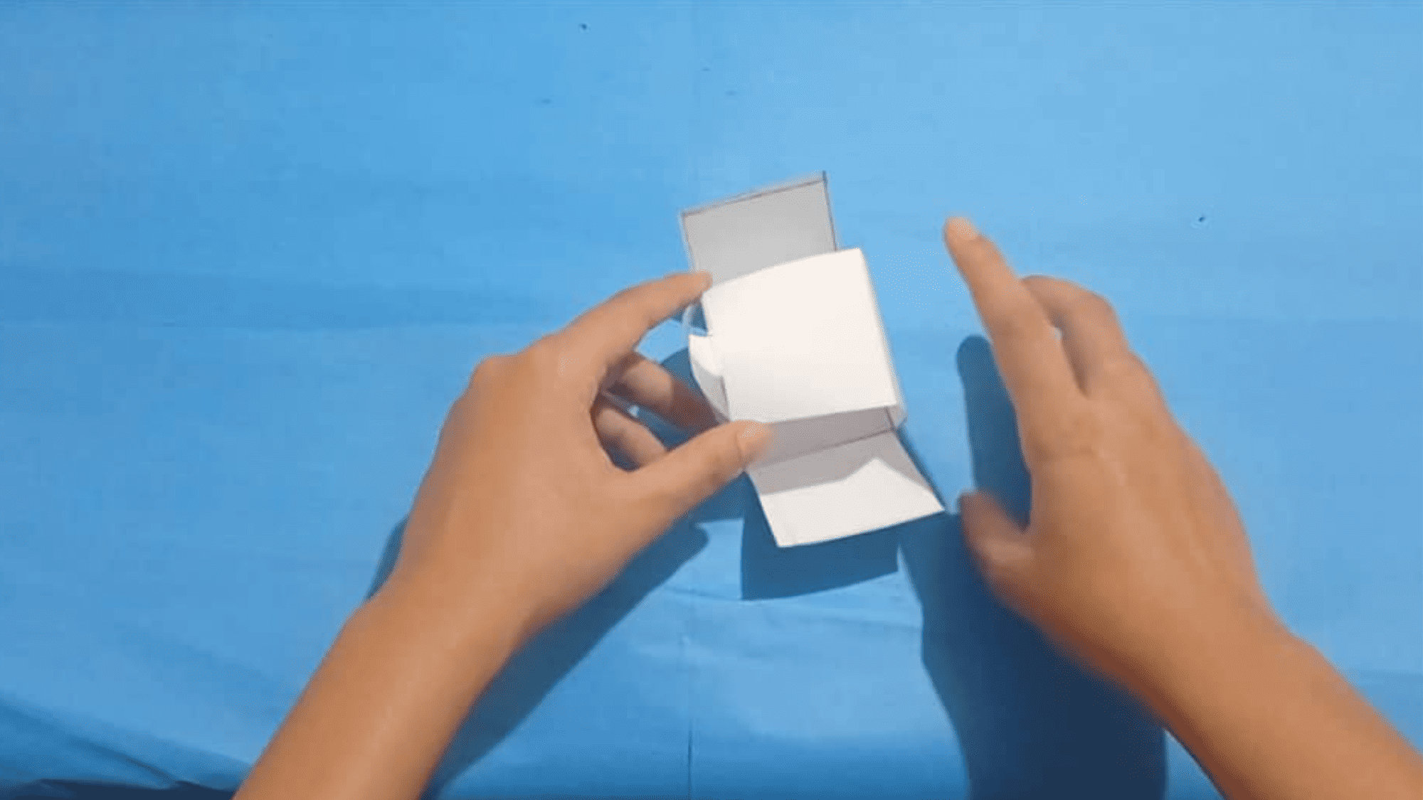 origami cube instructions step 12