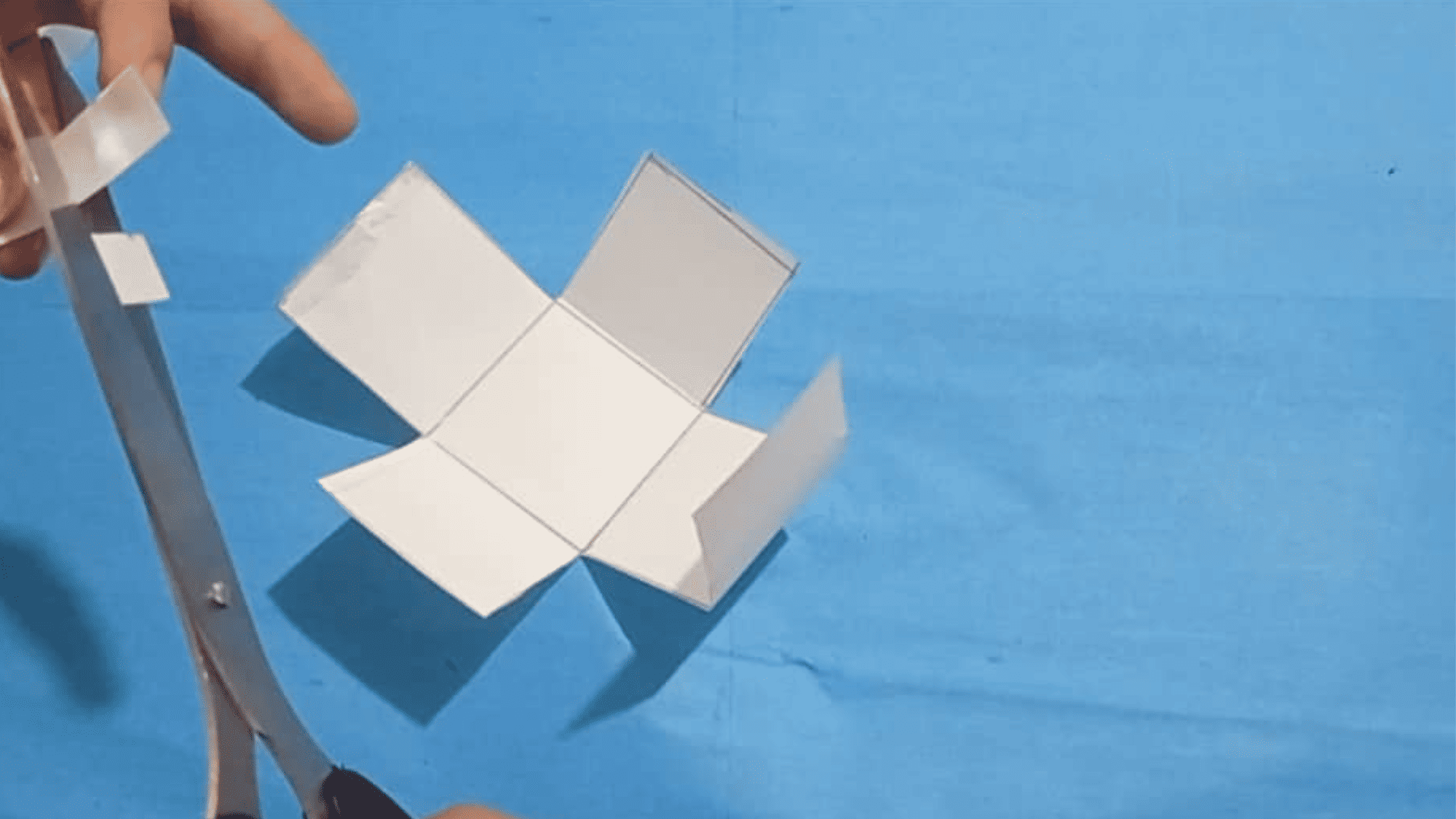 origami cube instructions step 15