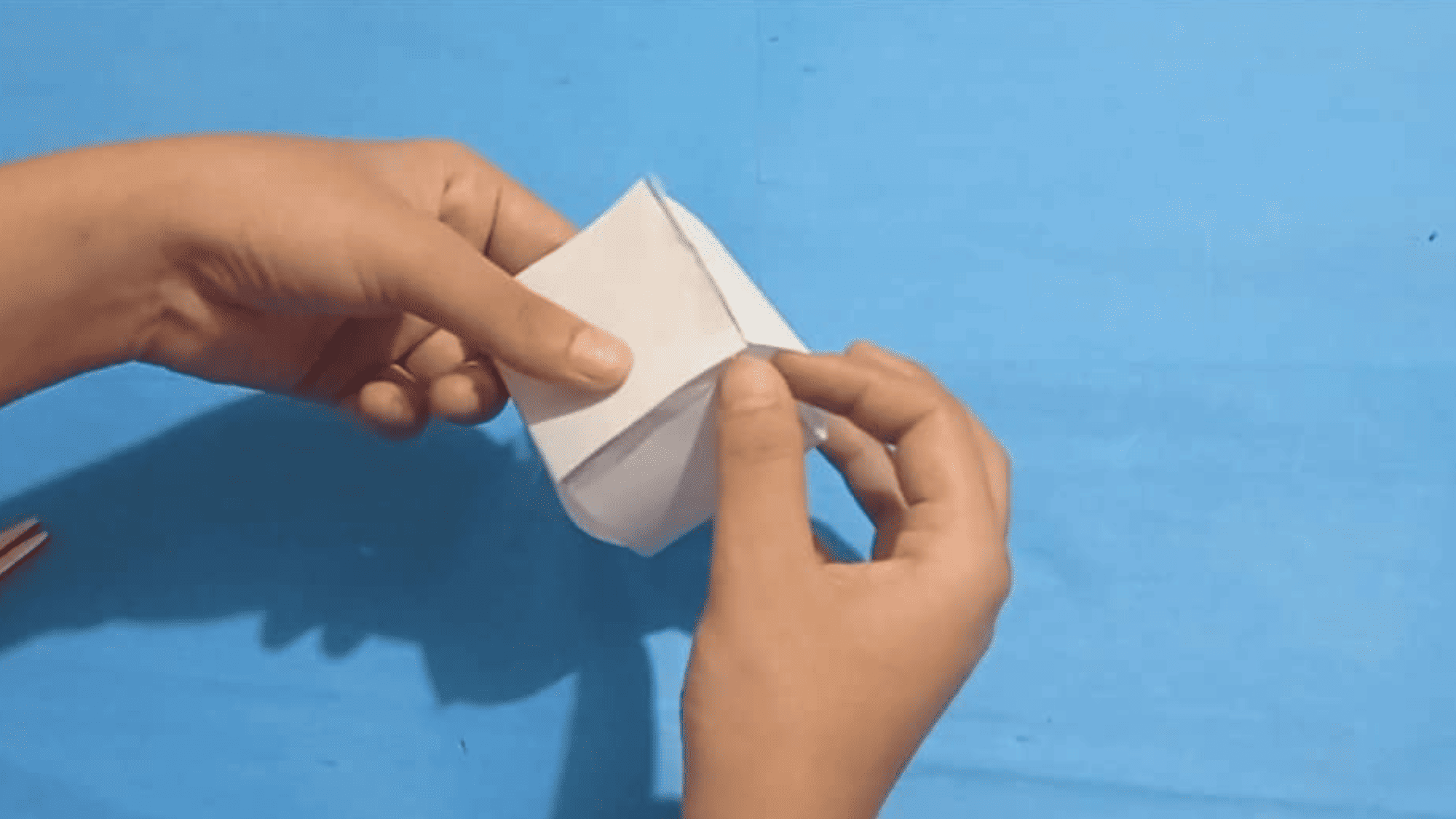 origami cube instructions step 17