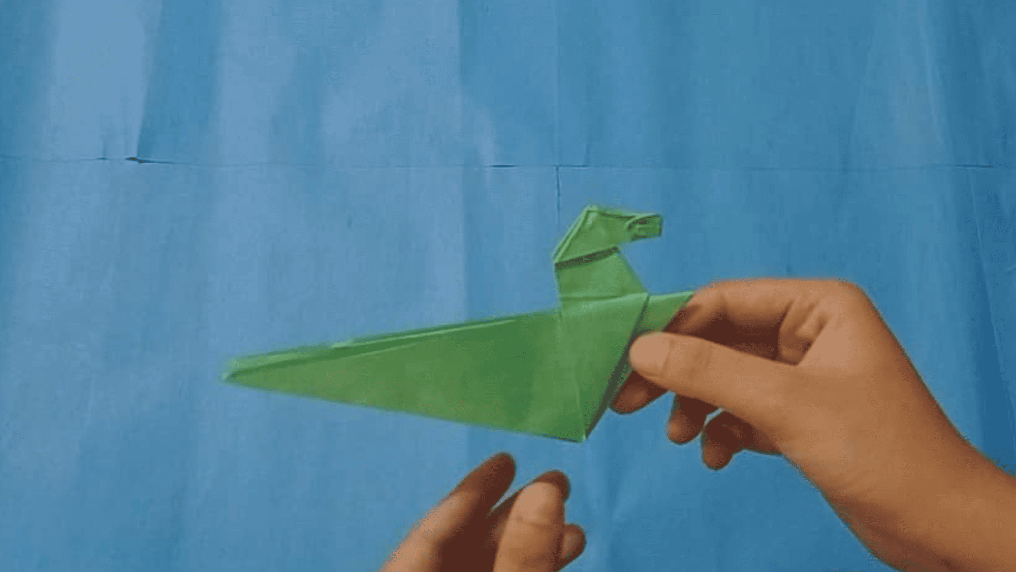 origami dinosaur instructions step 27