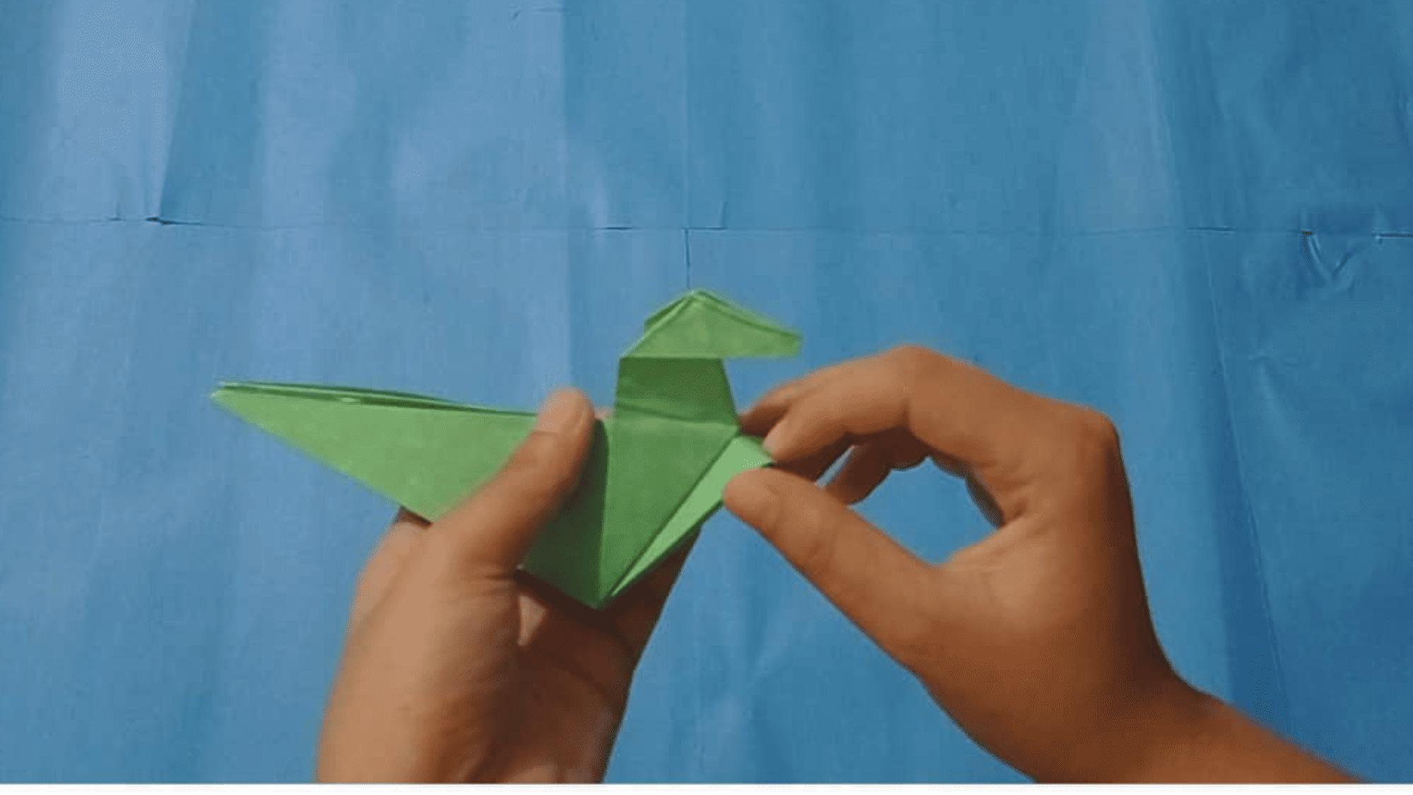 origami dinosaur instructions step 29