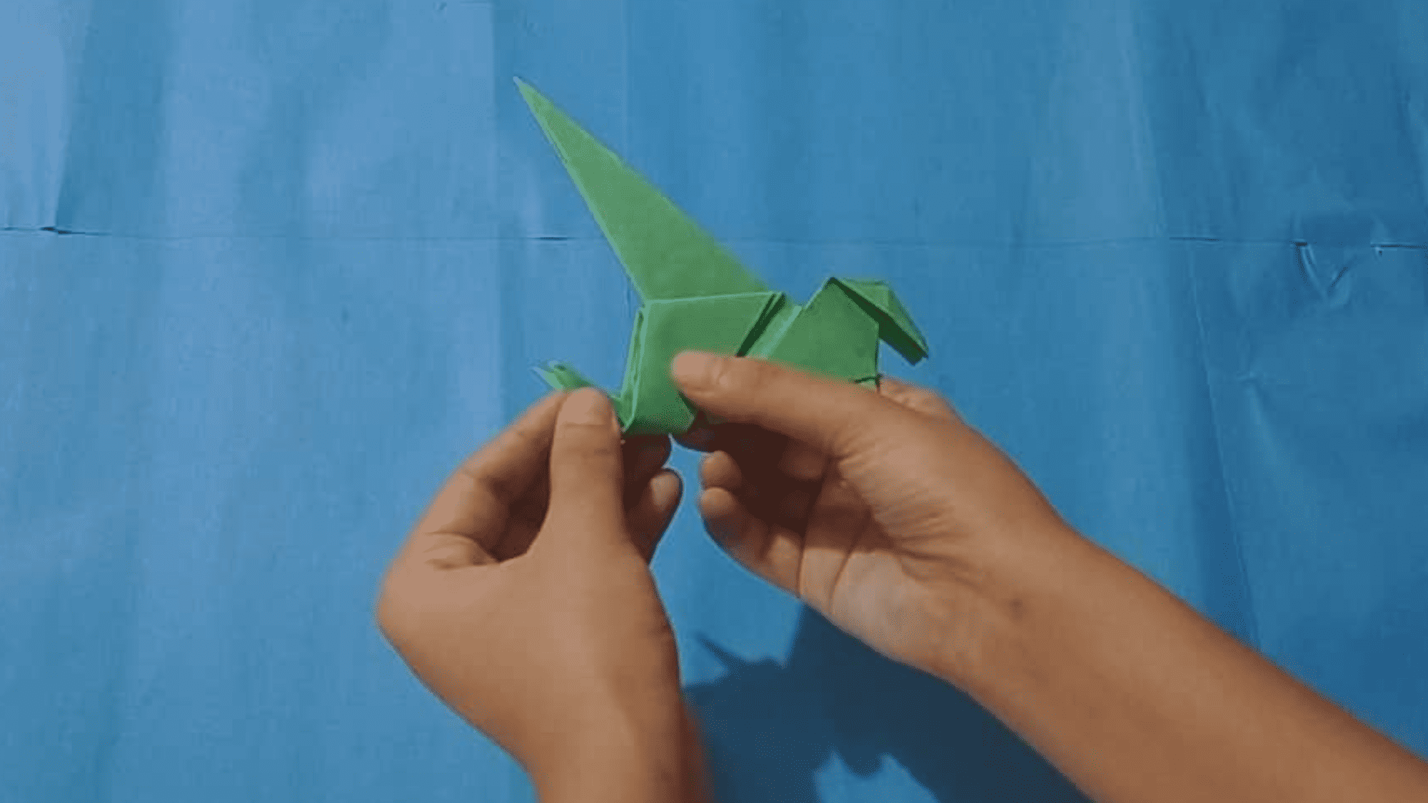 origami dinosaur instructions step 35