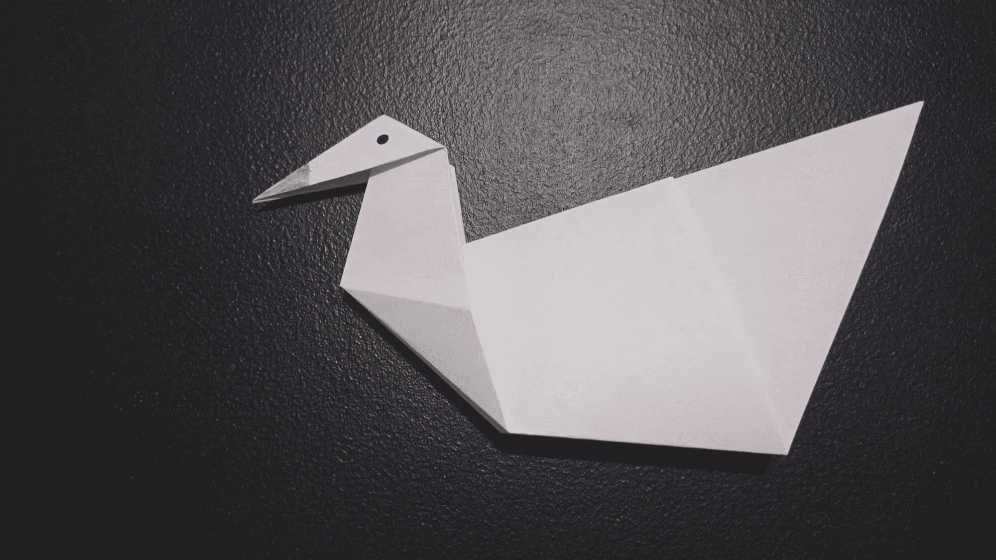 How to make a paper duck  Easy origami duck 