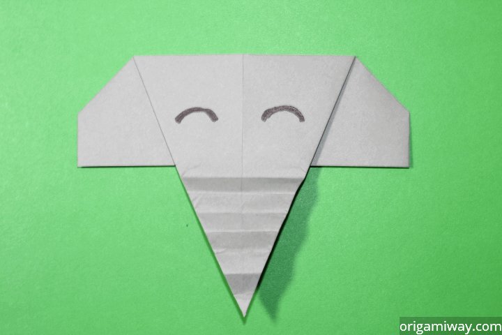 How to make a Paper Elephant Easy Origami Elephant