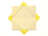 Easy Origami Sunflower Step 7