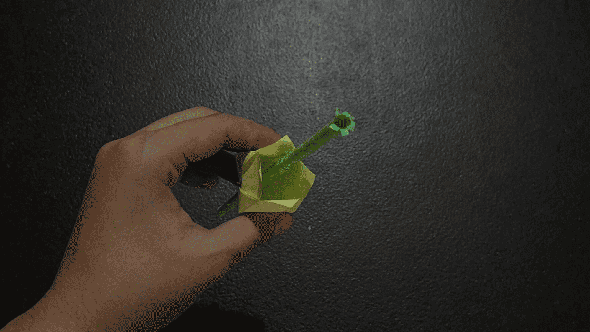 origami flower bouquet instructions step 15