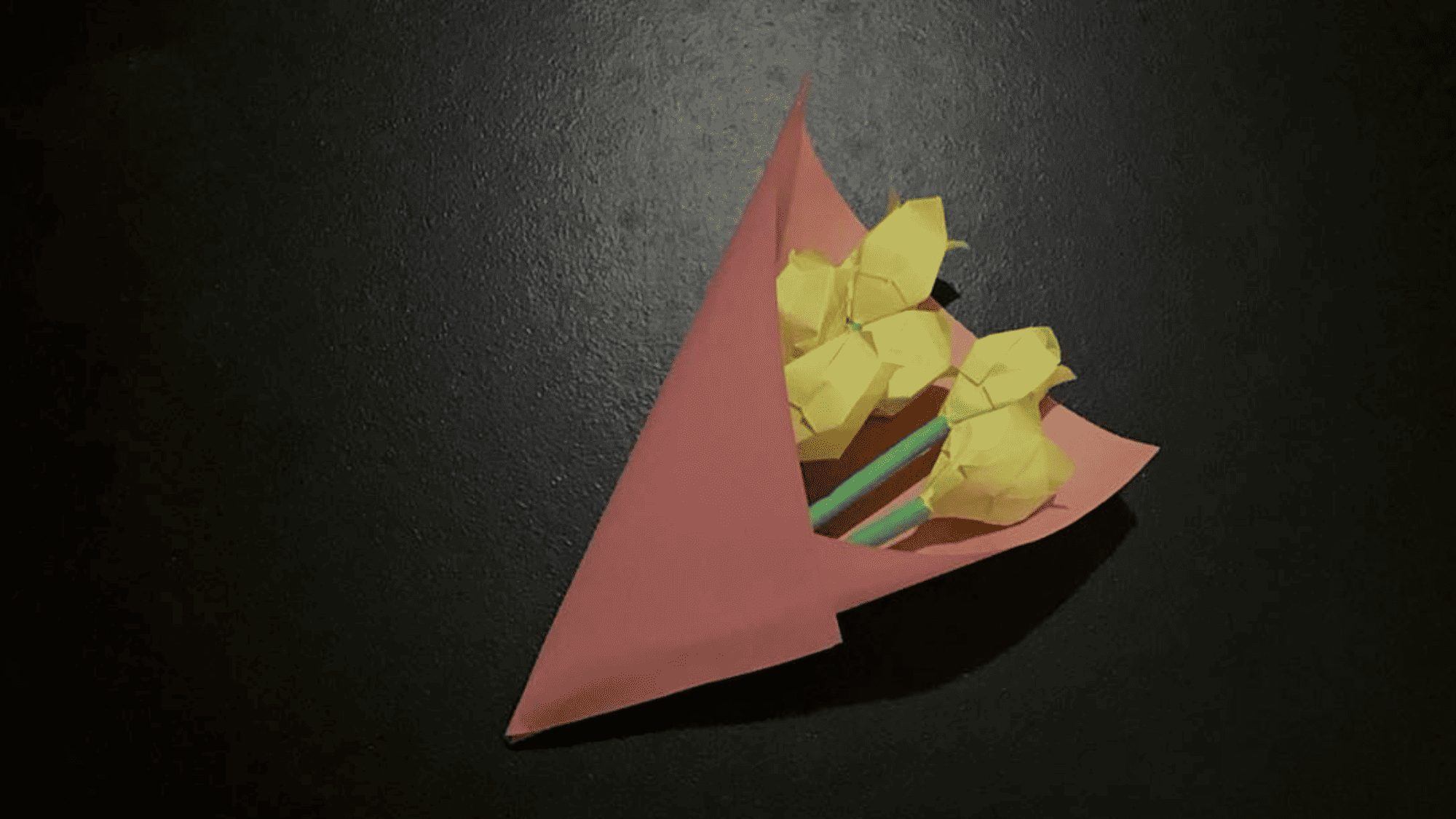 Origami Flower Bouquet Instructions