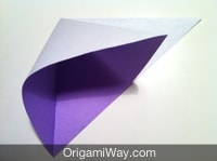 Origami Flower Step 4