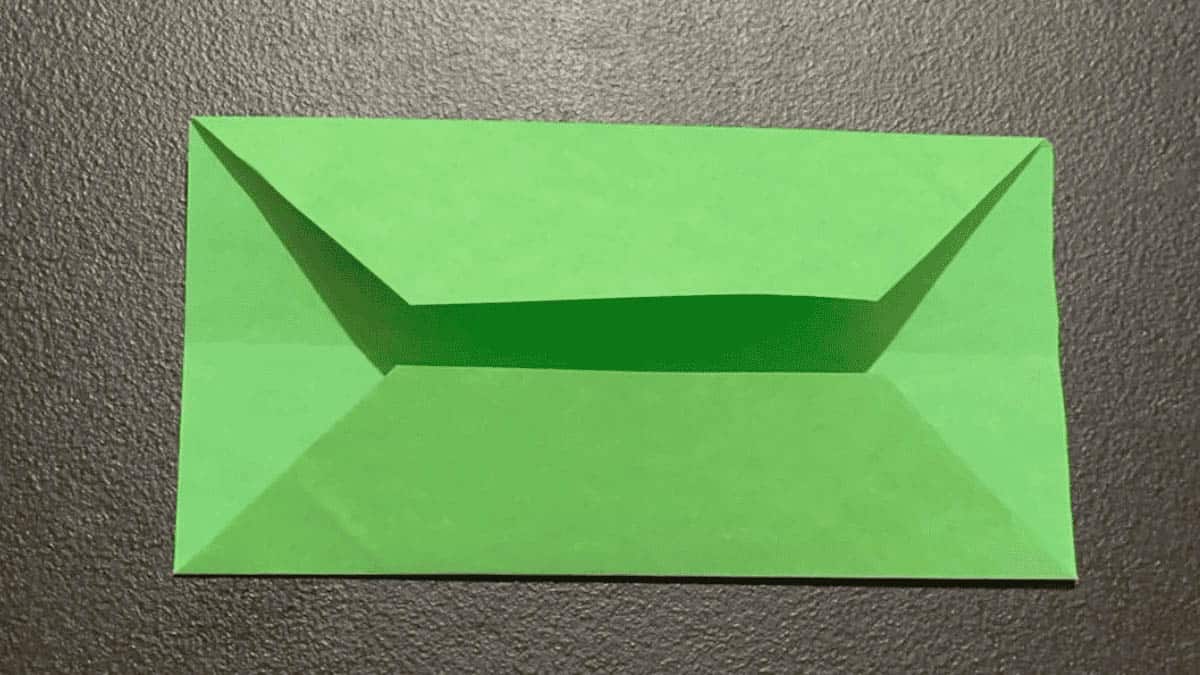 origami gift card holder instructions step 6