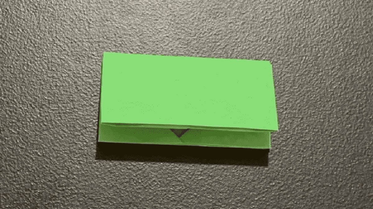 origami gift card holder instructions step 9