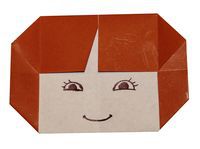 Origami Girl Step 15