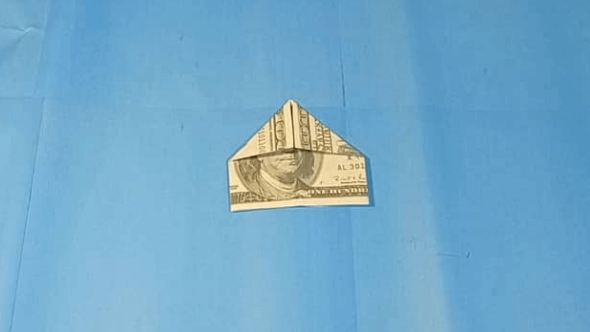 origami heart dollar instructions step 5