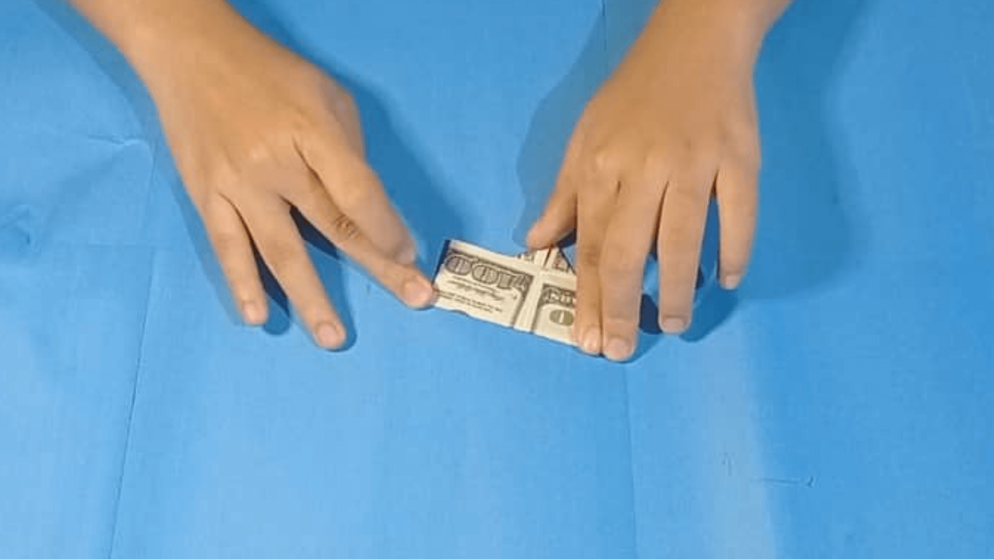 origami heart dollar instructions step 6