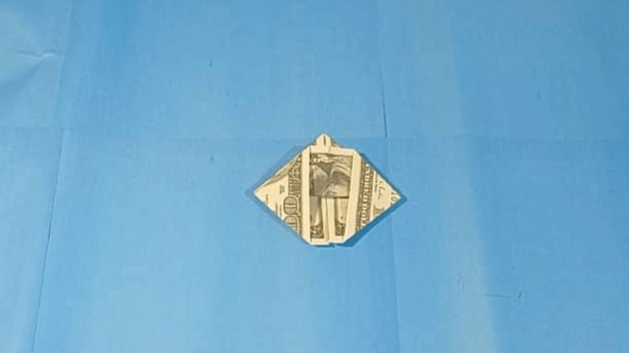 origami heart dollar instructions step 7