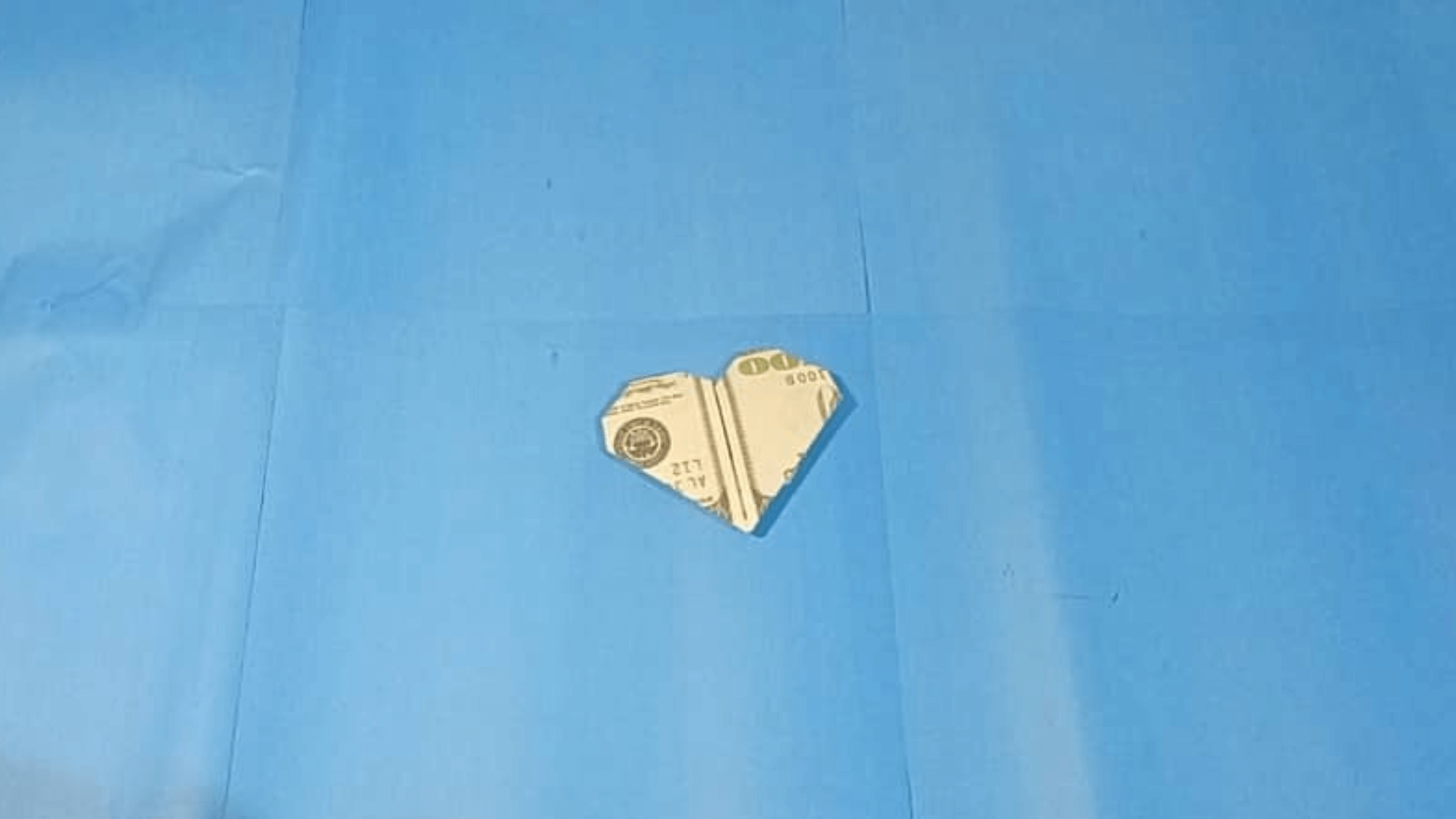 Origami Heart Dollar Instructions