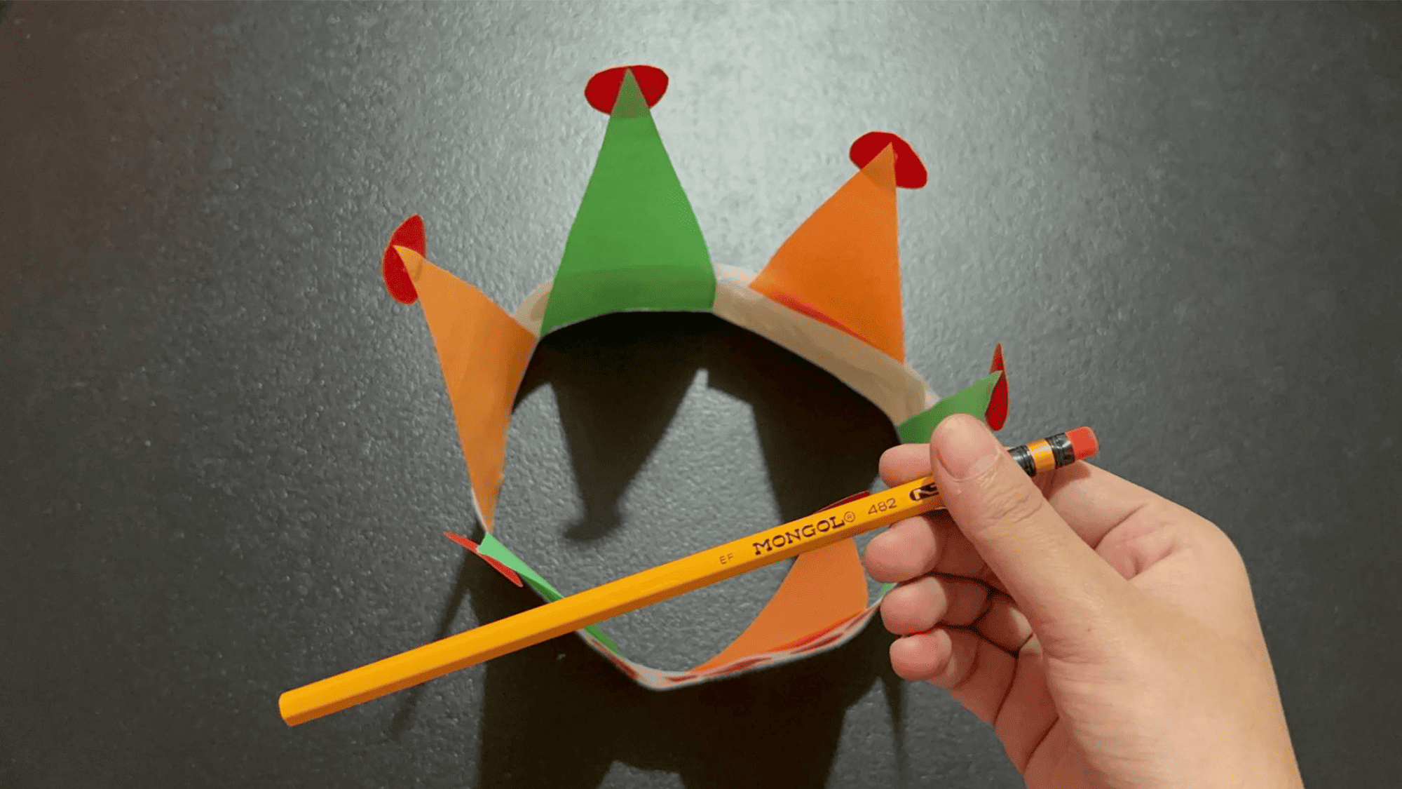 origami jester hat instructions step 7