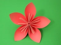 Easy Diy Origami Flower 4 Steps With Pictures
