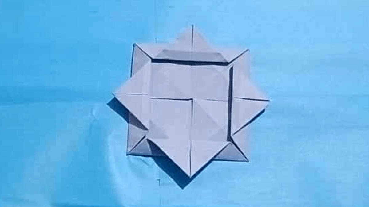 origami lotus flower instructions step 10.1
