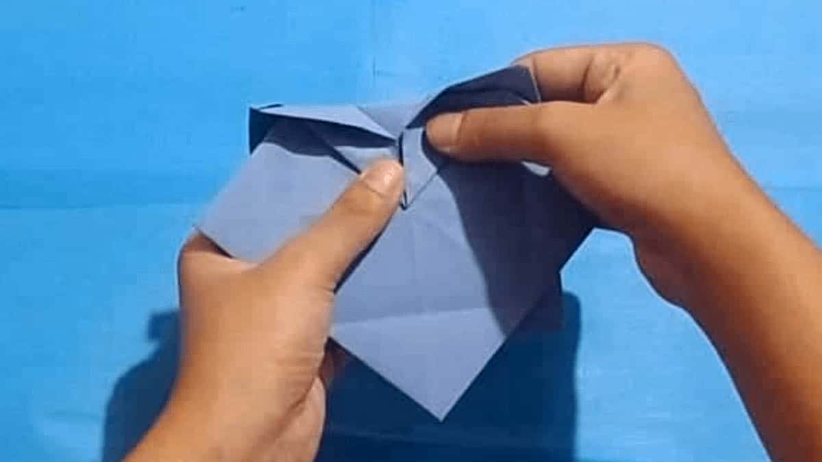 origami lotus flower instructions step 11