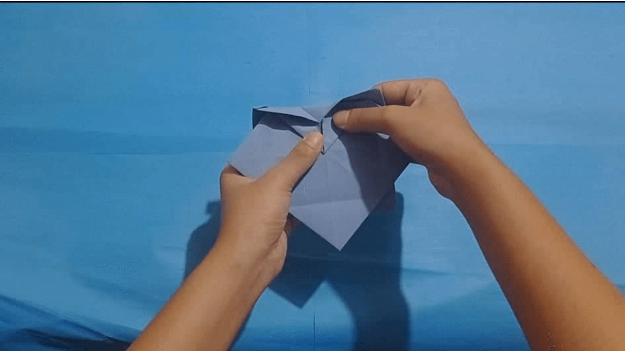 origami lotus flower instructions step 11