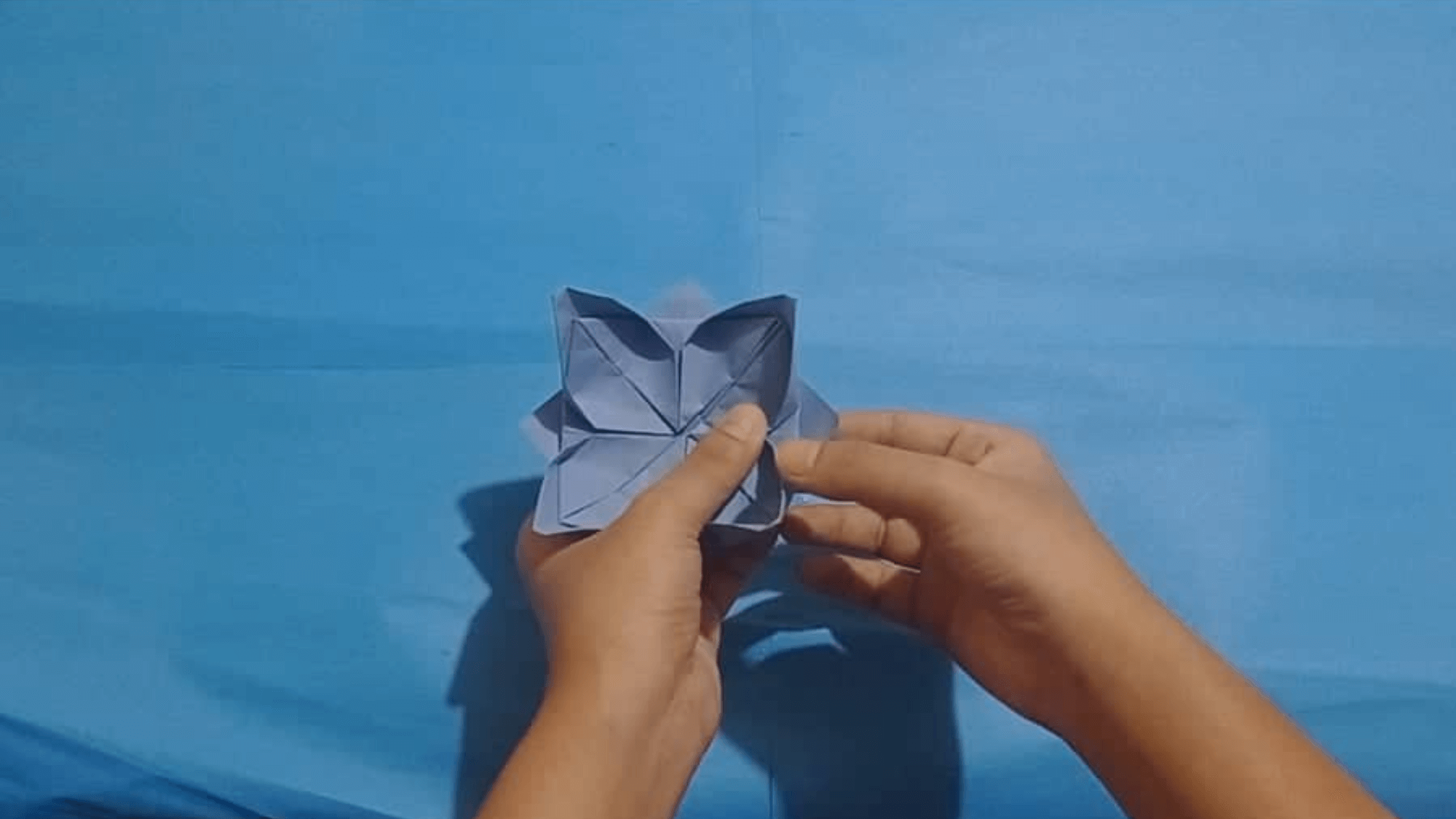 origami lotus flower instructions step 12.1