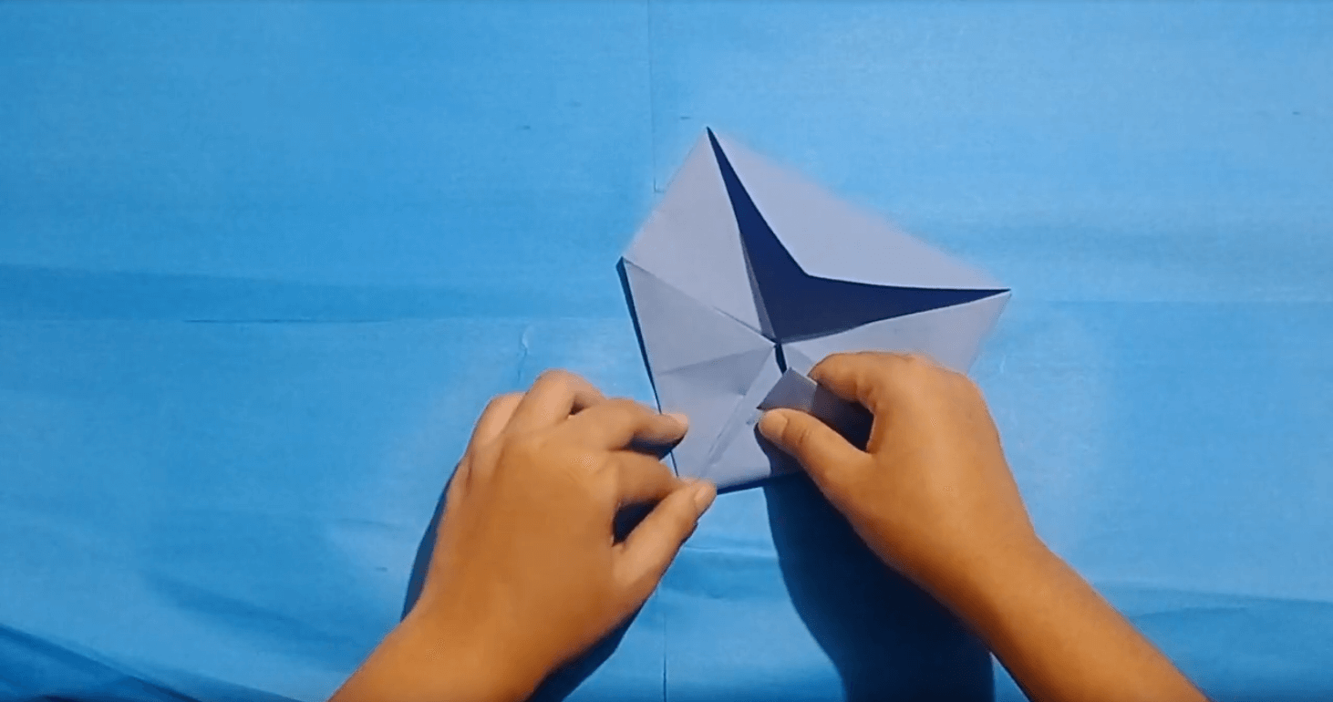 origami lotus flower instructions step 8.1