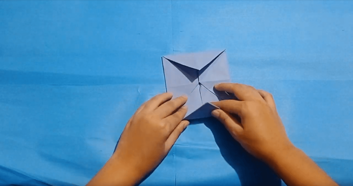 origami lotus flower instructions step 8.3