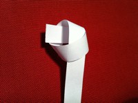 Origami Lucky Star Instructions Step 2