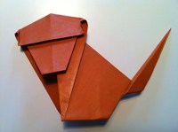 Origami Monkey