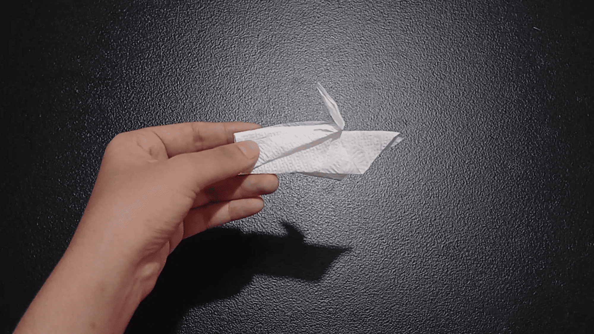 Napkin Swan Instructions Step 6
