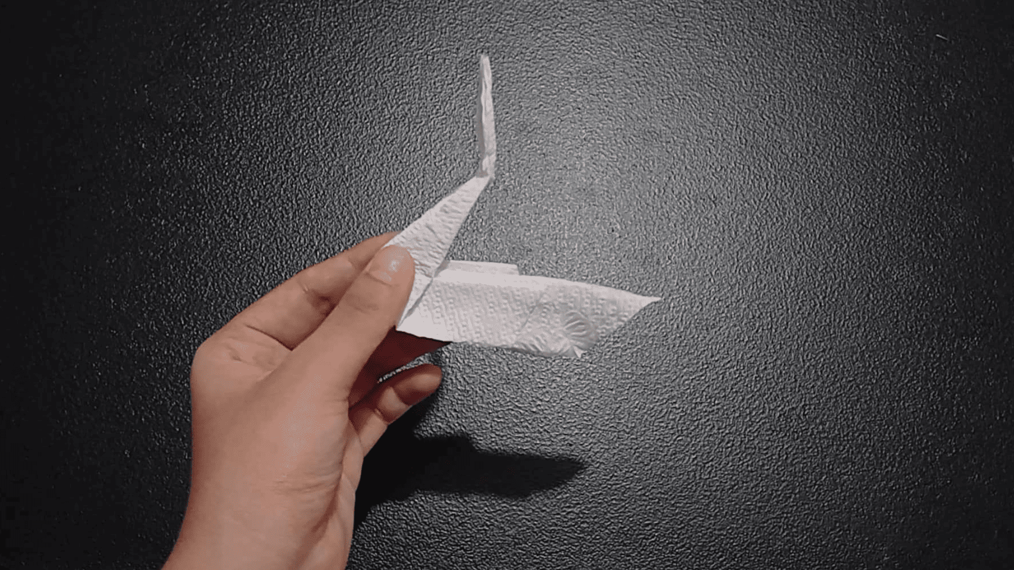 Napkin Swan Instructions Step 7