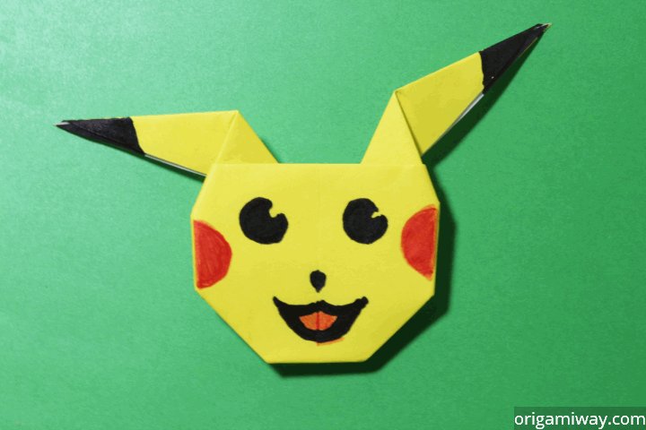 Dynamics Blaze hvorfor ikke Easy Origami Paper Pikachu Tutorial