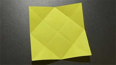 Origami Pinwheel Instructions Step 4.2