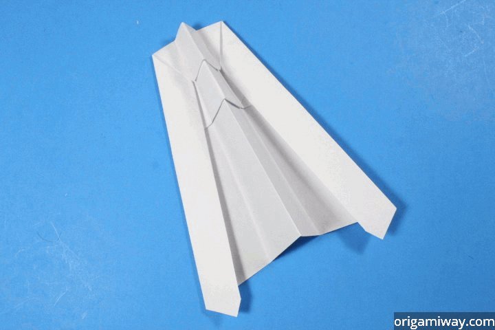 Paper plane top