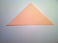 Origami Rabbit Step 2