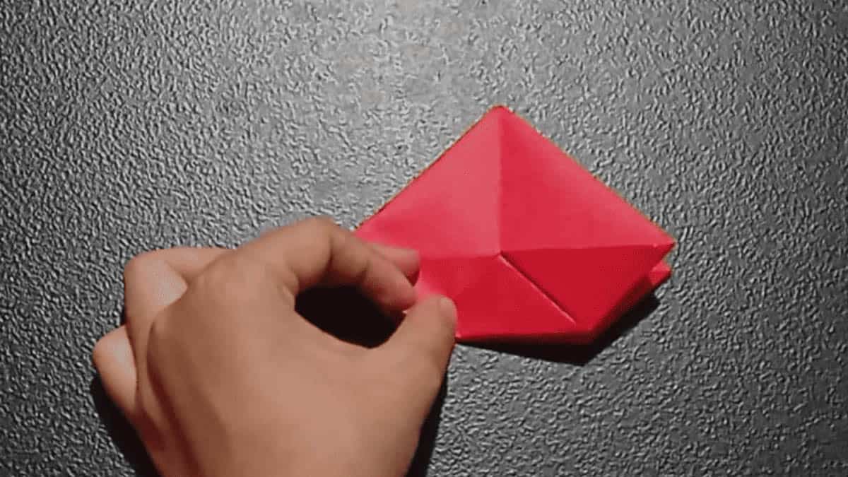 origami rose instructions step 14.3