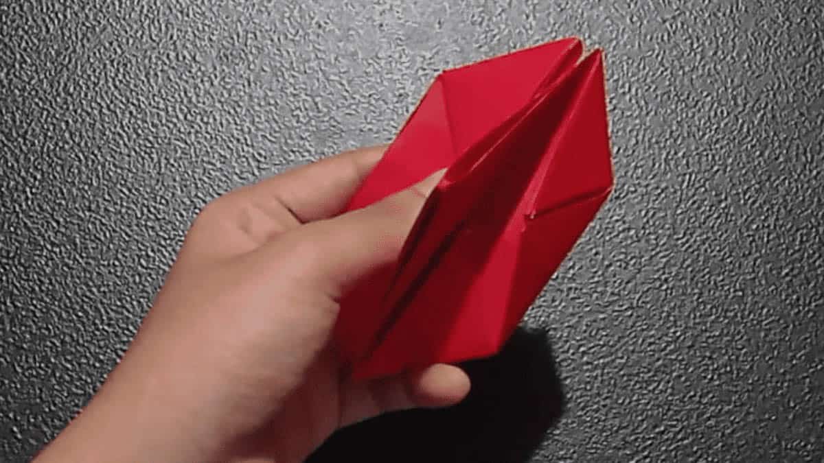 origami rose instructions step 16