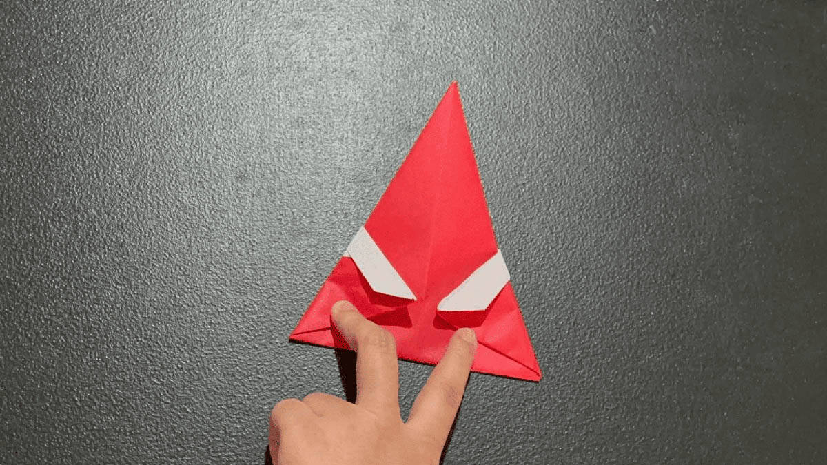 Origami Santa Claus Instructions Step 7.1