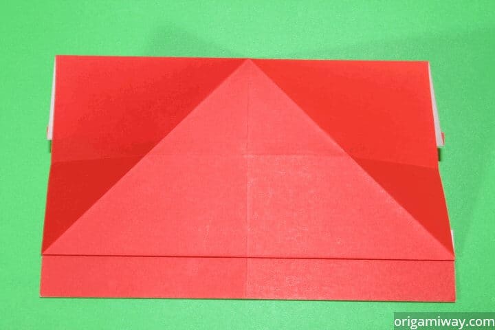 Easy Origami Santa Claus Step 9