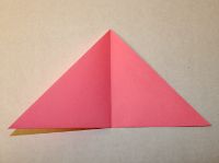 Simple Origami Tulip Step 4