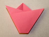 Simple Origami Tulip Step 7