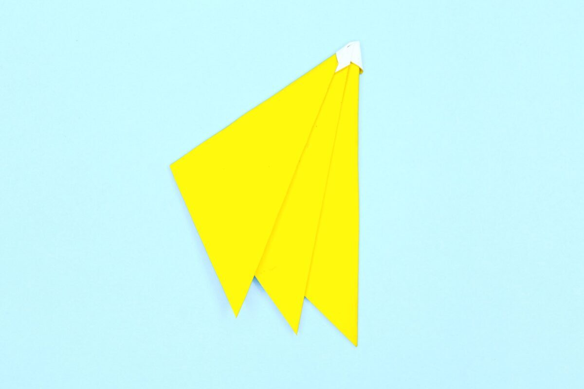 Banana origami step 8