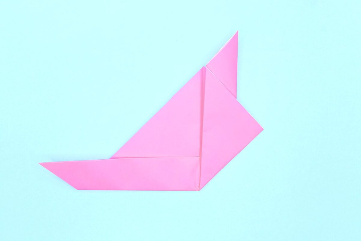Rabbit origami step 7