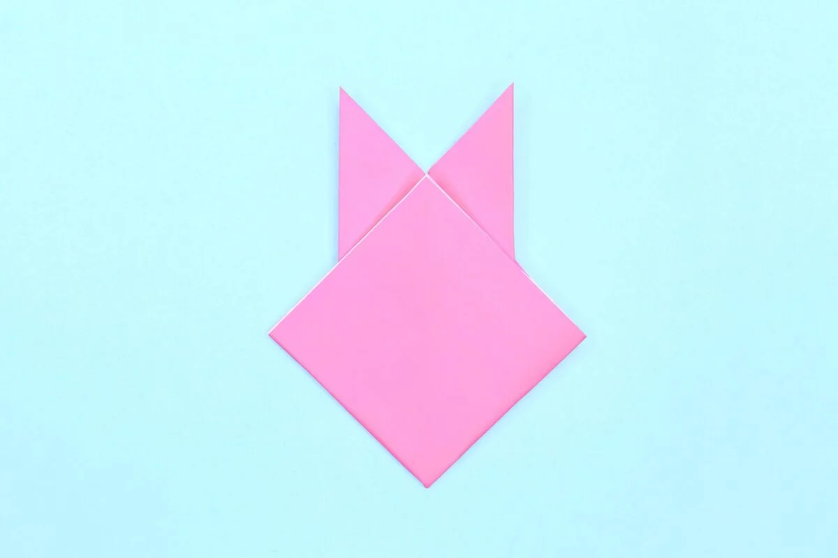Rabbit origami step 9