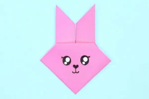 Origami rabbit instructions and diagram